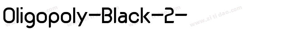 Oligopoly-Black-2字体转换