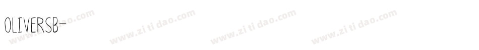OLIVERSB字体转换