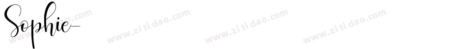 Sophie字体转换