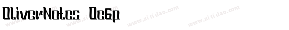 OliverNotes-Oe6p字体转换
