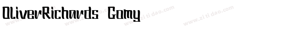 OliverRichards-Gomy字体转换