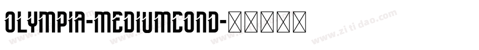 Olympia-MediumCond字体转换