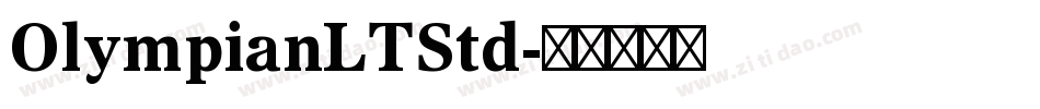 OlympianLTStd字体转换