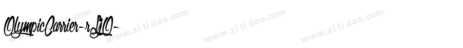 OlympicCarrier-rLjO字体转换