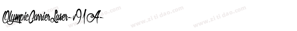 OlympicCarrierLaser-v91A字体转换
