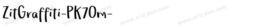 ZitGraffiti-PK7Om字体转换