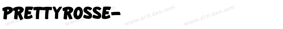 PrettyRosse字体转换