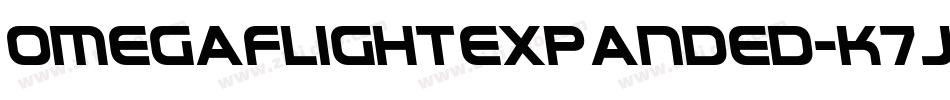 OmegaFlightExpanded-K7Jx7字体转换