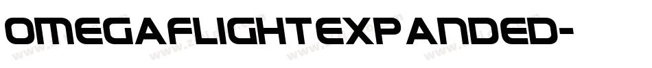 OmegaFlightExpanded字体转换