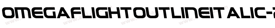 OmegaFlightOutlineItalic-2OW8d字体转换