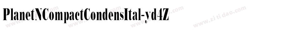 PlanetNCompactCondensItal-yd4Z字体转换
