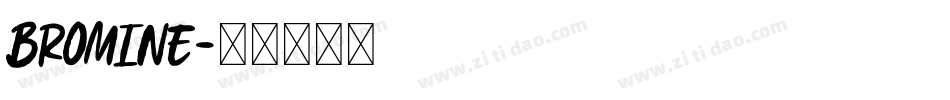 Bromine字体转换