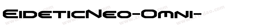 EideticNeo-Omni字体转换