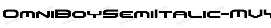 OmniBoySemiItalic-MVY2x字体转换