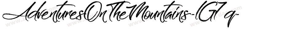 AdventuresOnTheMountains-lG7q字体转换