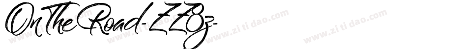 OnTheRoad-ZZ8z字体转换