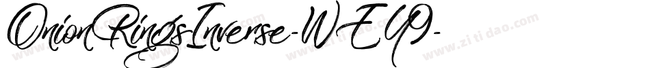 OnionRingsInverse-WEY9字体转换