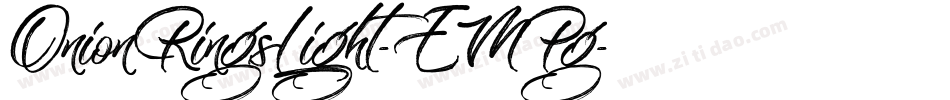 OnionRingsLight-EMPg字体转换
