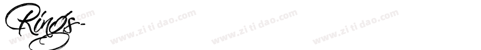 Rings字体转换