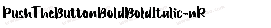 PushTheButtonBoldBoldItalic-nRxdM字体转换