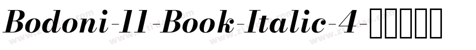 Bodoni-11-Book-Italic-4字体转换