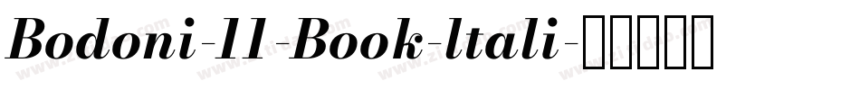 Bodoni-11-Book-ltali字体转换