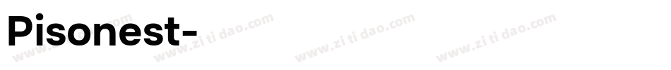 Pisonest字体转换