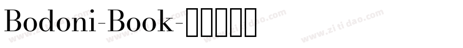 Bodoni-Book字体转换