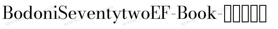 BodoniSeventytwoEF-Book字体转换