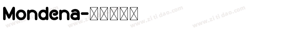 Mondena字体转换