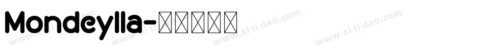 Mondeylla字体转换