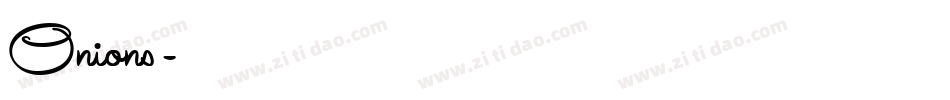 Onions字体转换