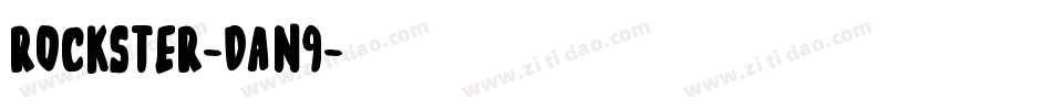 Rockster-DAn9字体转换