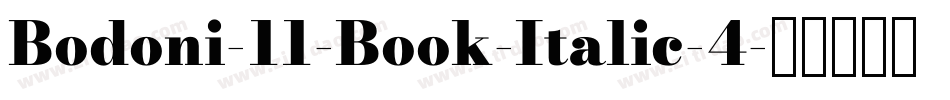 Bodoni-11-Book-Italic-4字体转换