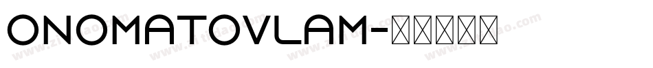 OnomatoVlam字体转换