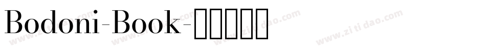 Bodoni-Book字体转换