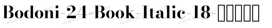 Bodoni-24-Book-Italic-18字体转换