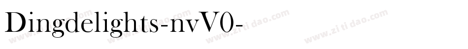 Dingdelights-nvV0字体转换