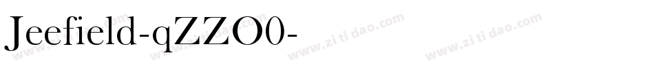 Jeefield-qZZO0字体转换