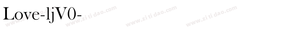 Love-ljV0字体转换