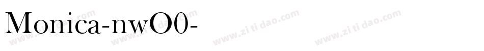 Monica-nwO0字体转换