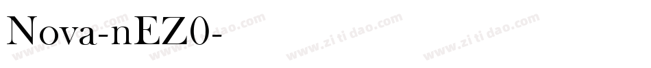 Nova-nEZ0字体转换