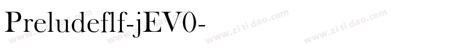 Preludeflf-jEV0字体转换