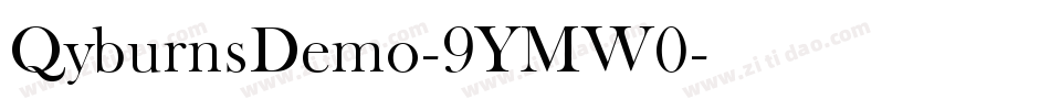 QyburnsDemo-9YMW0字体转换