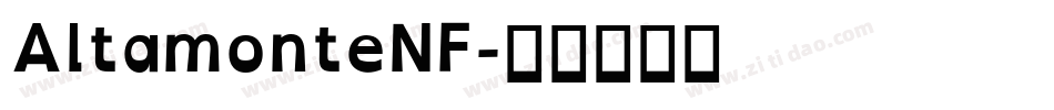 AltamonteNF字体转换
