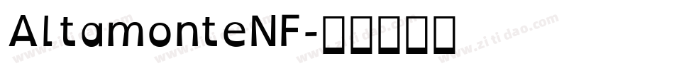 AltamonteNF字体转换