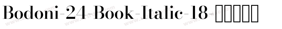 Bodoni-24-Book-Italic-18字体转换