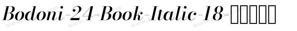 Bodoni-24-Book-Italic-18字体转换