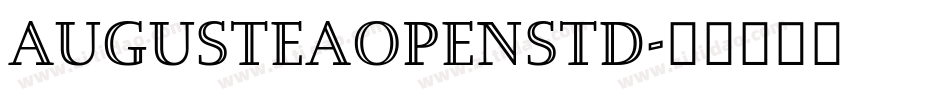 AugusteaOpenStd字体转换