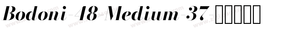 Bodoni-48-Medium-37字体转换
